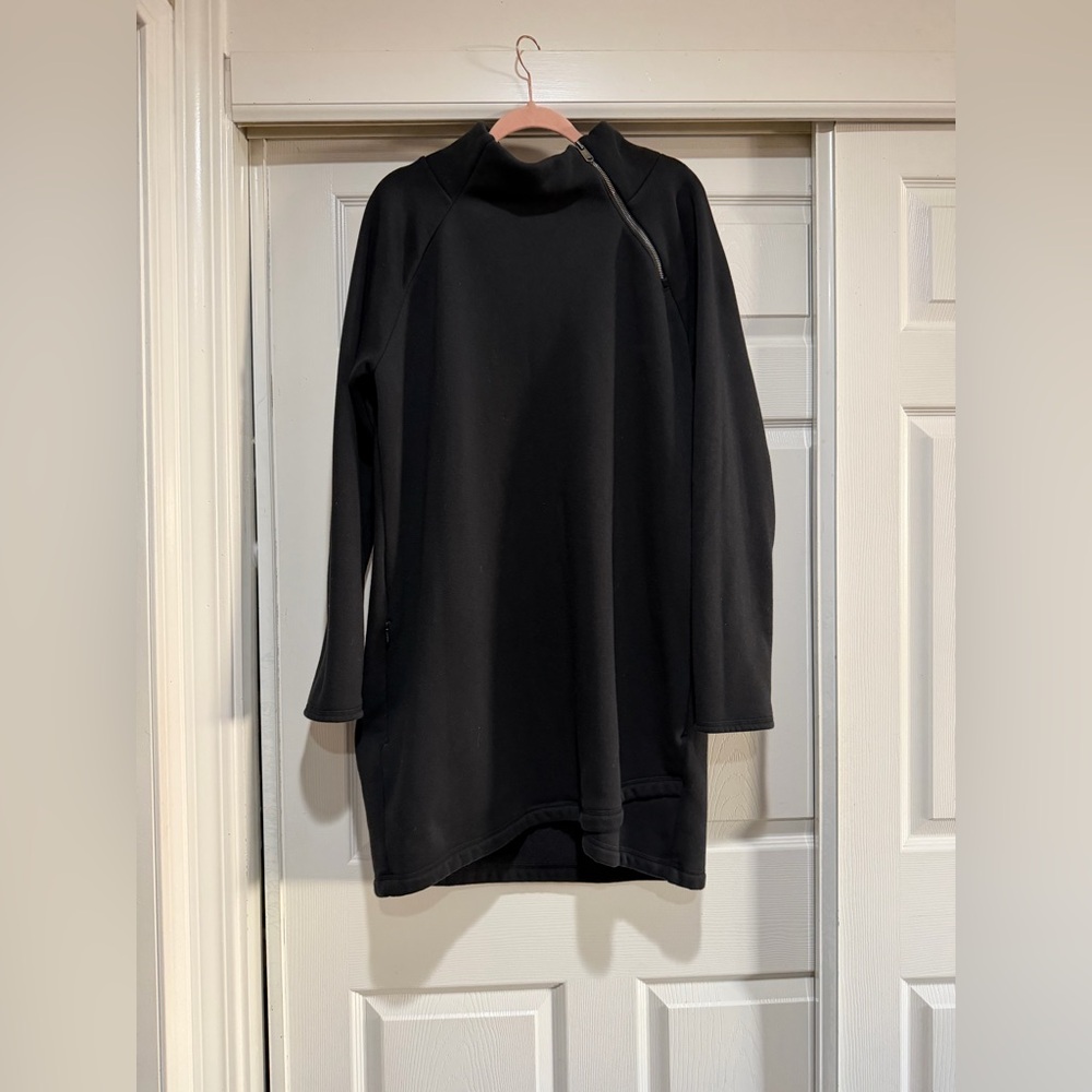 Athleta Cozy Karma Asym Sweatshirt Dress Size XL